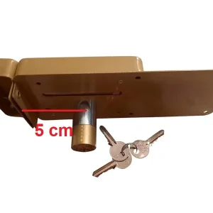 Korting Serratura ferroglietto per METALLO a 6 mandate con scrocco P65 FF 50dx 25878-50dx